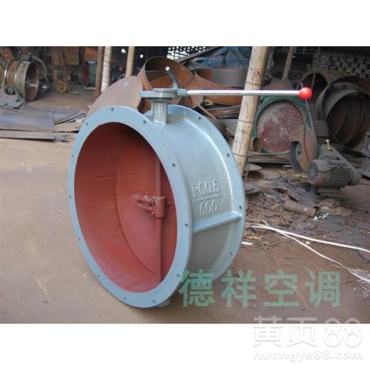 德祥双连杆手电动两用密闭阀门 高性价比的电动风量调节解决方案